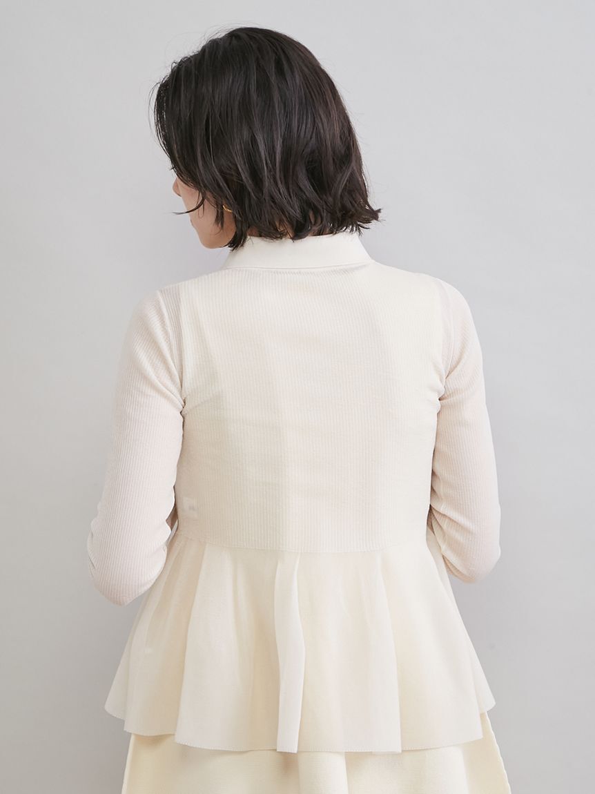 Mila Owen「アンサンブルノースリホールガーメントワンピース」|ワンピース|