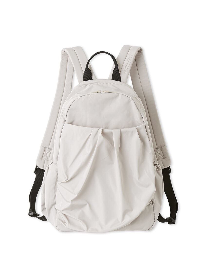 emmi atelier「【ONLINE限定カラー】eco 撥水ミニギャザーボディーバックパック」|リュック|LBEG