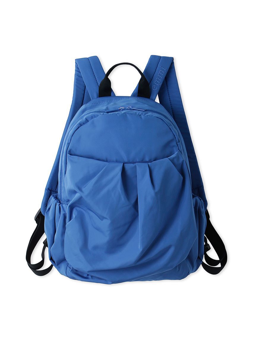 emmi atelier「【ONLINE限定カラー】eco 撥水ミニギャザーボディーバックパック」|リュック|BLU