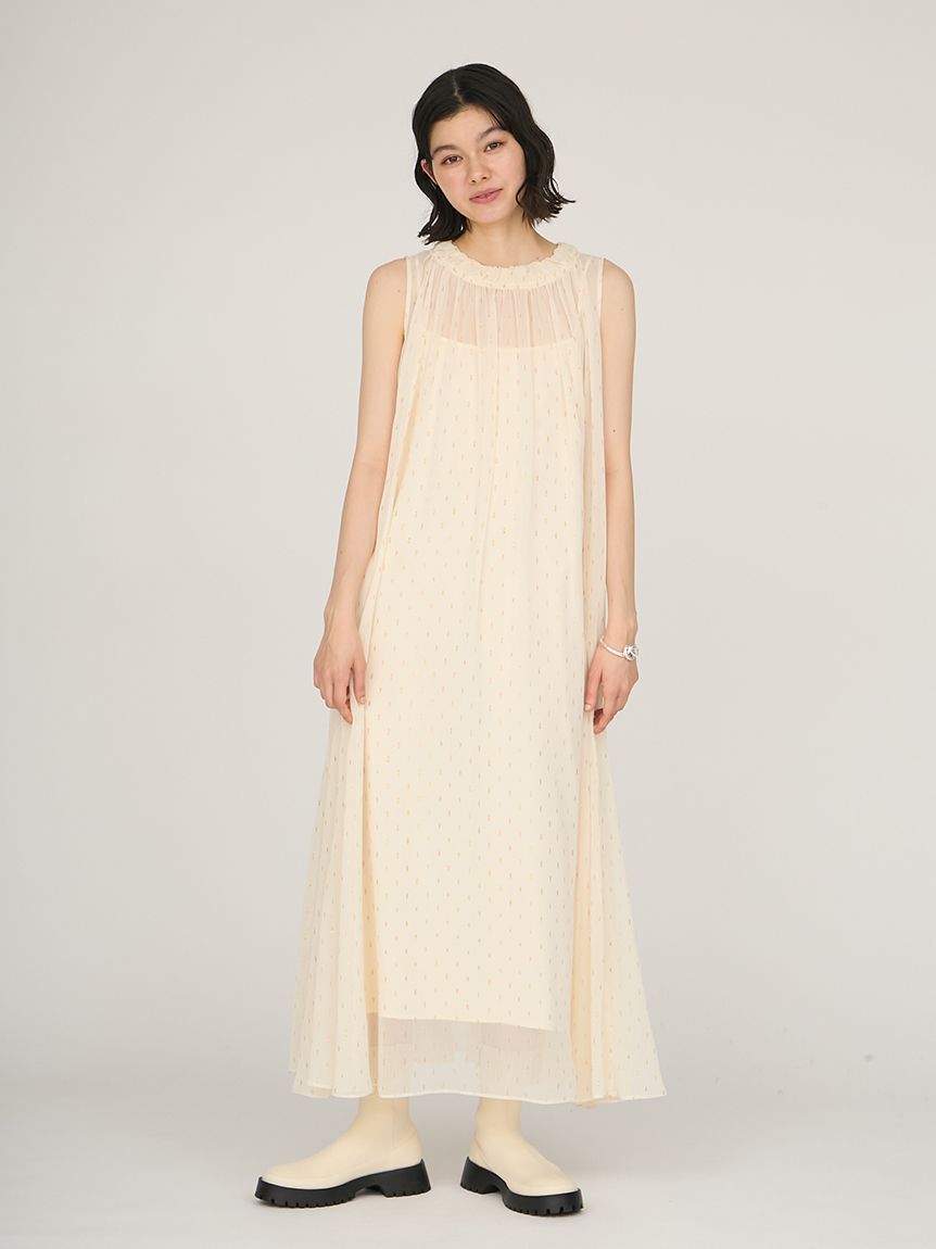 emmi atelier「ラメドットボリュームワンピース」|ワンピース|IVR