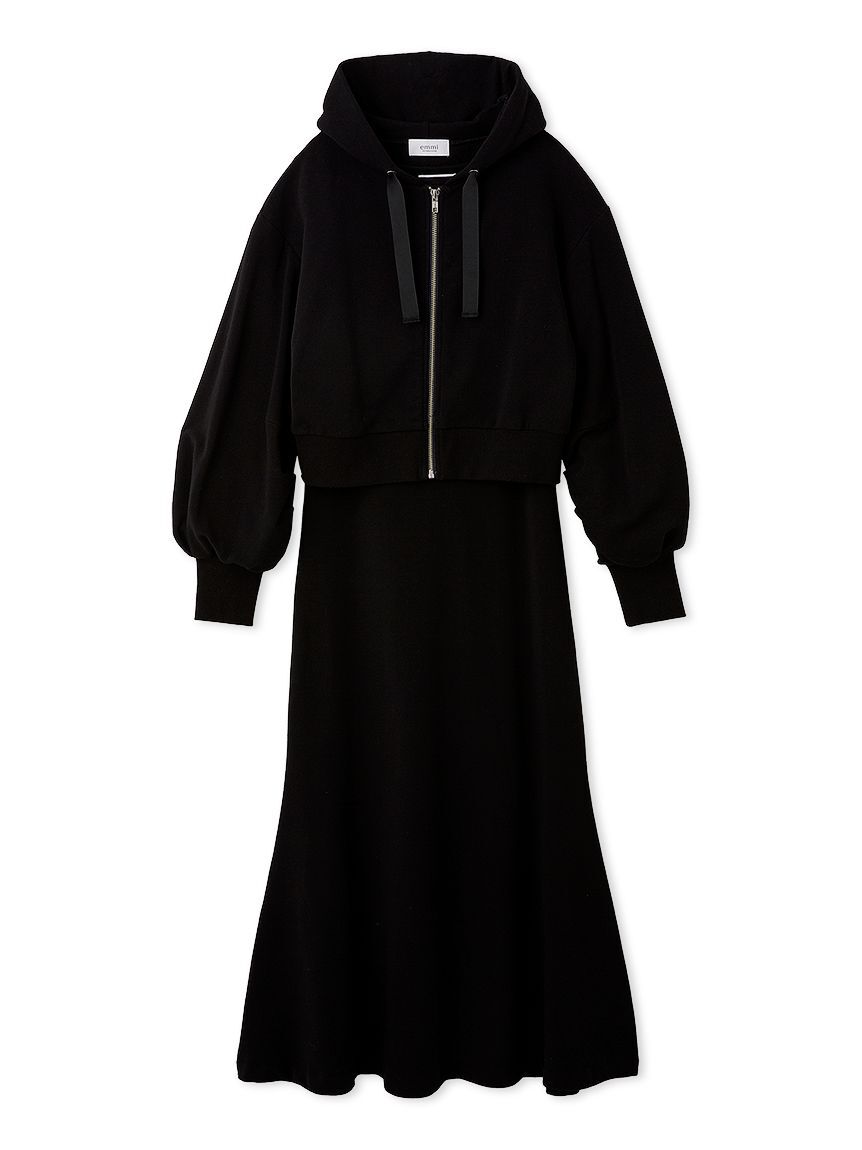 emmi atelier「裏毛フーディー&times;ワンピースセット」|ワンピース|