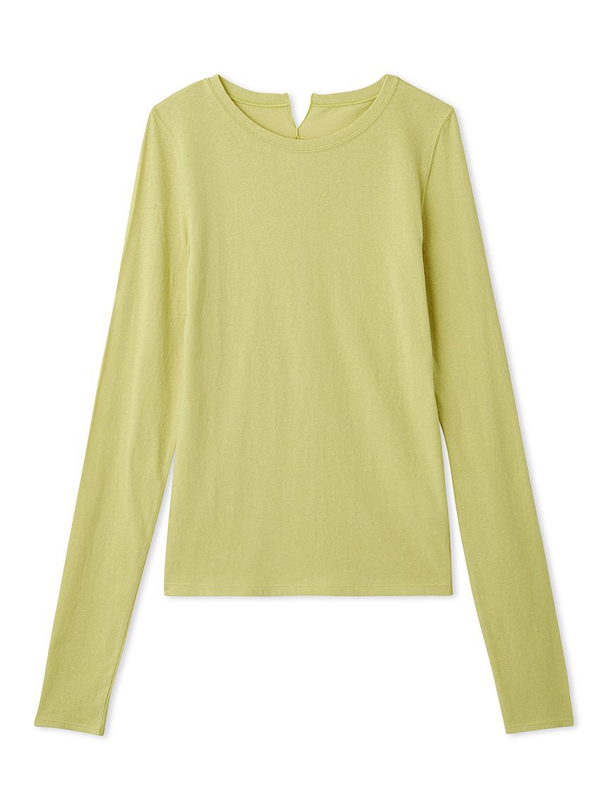 emmi atelier「【ONLINE限定カラーあり】2wayスラブ天竺カットソー」|Tシャツ・カットソー|LIME