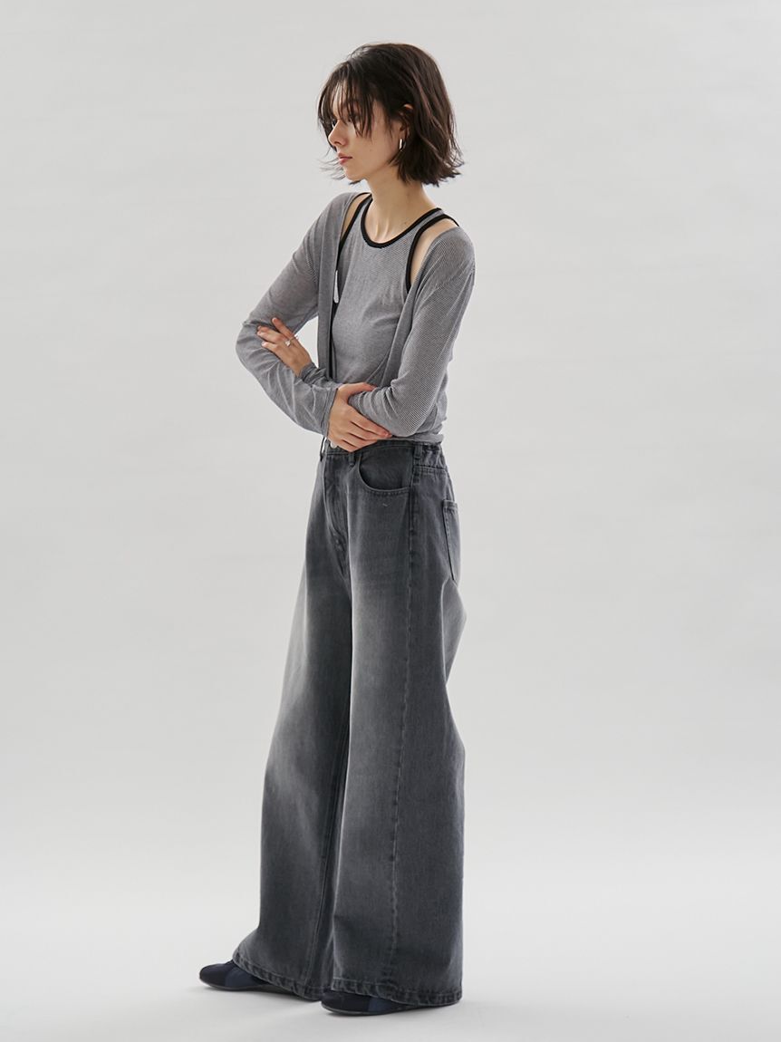 emmi atelier「レイヤードライクカットソー/接触冷感」|Tシャツ・カットソー|