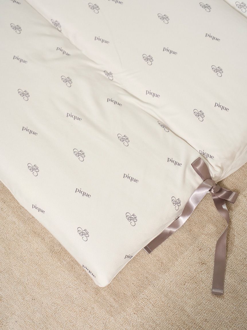 gelato pique Sleep「【ONLINE限定】【Sleep】モノグラム柄 ごろ寝クッション」|クッション・クッションカバー|