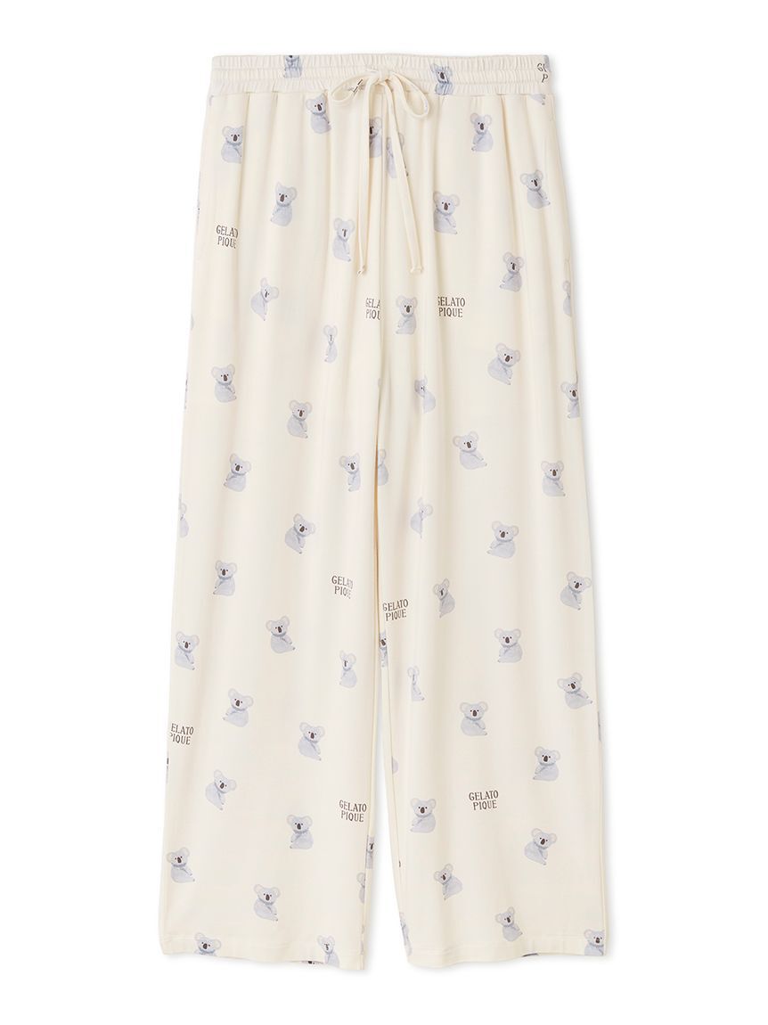 gelato pique「【接触冷感】コアラ柄ロングパンツ」|ルームウェア|