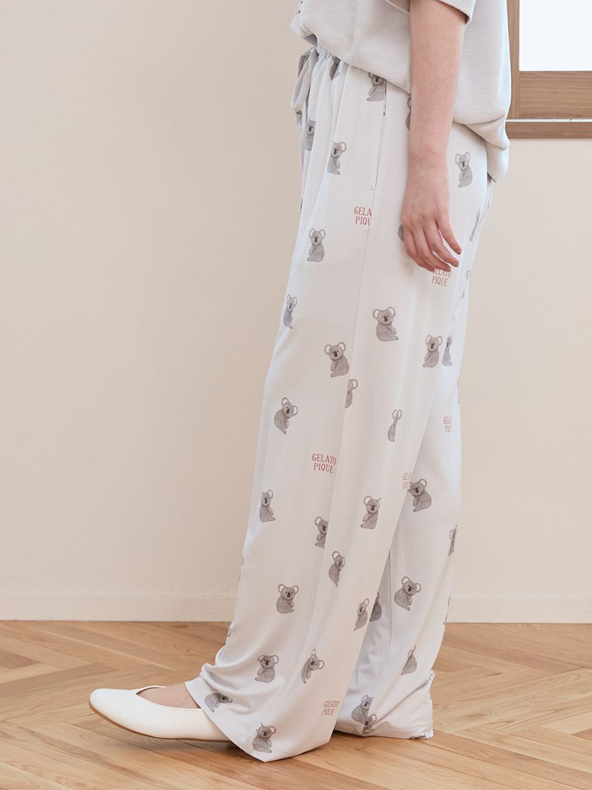 gelato pique「【接触冷感】コアラ柄ロングパンツ」|ルームウェア|