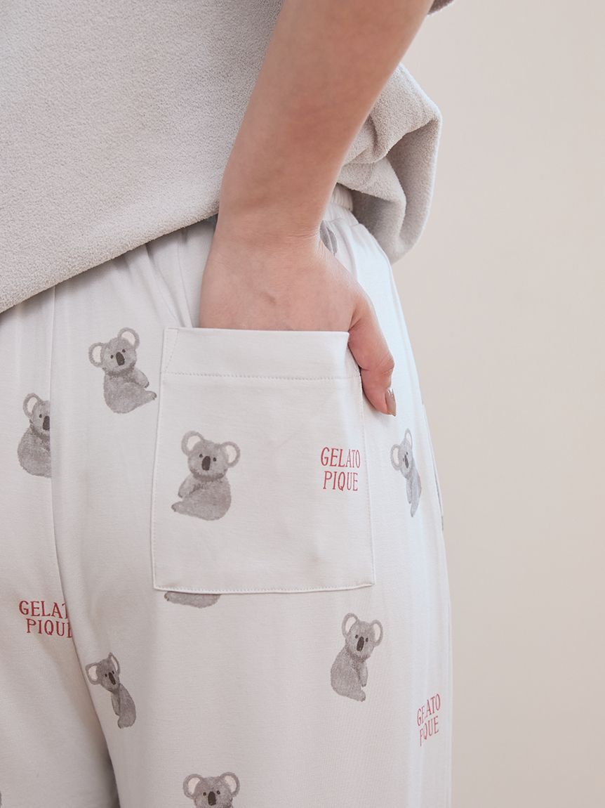 gelato pique「【接触冷感】コアラ柄ロングパンツ」|ルームウェア|