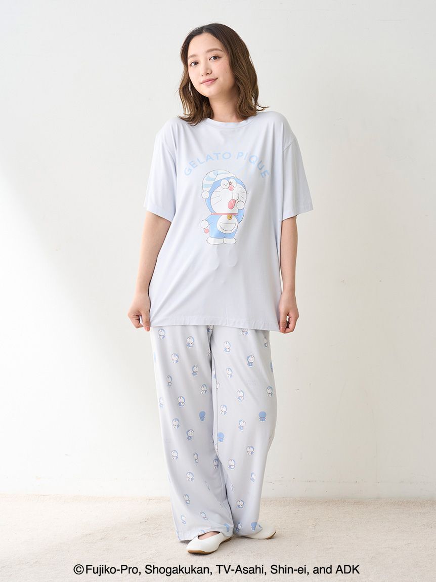 gelato pique「【ドラえもん】【レディース】ワンポイントTシャツ」|ルームウェア|