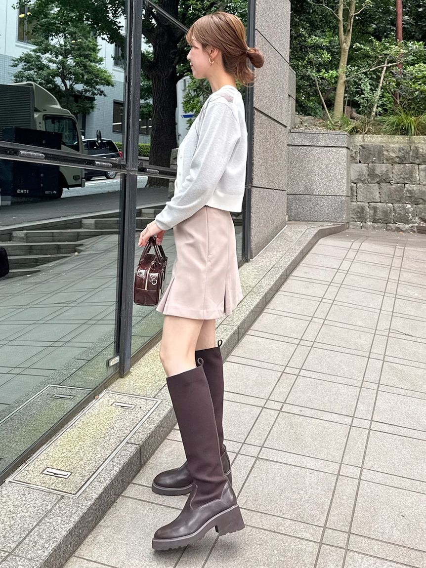 SNIDEL「ベルト付きボックスミニスカショ」|その他|