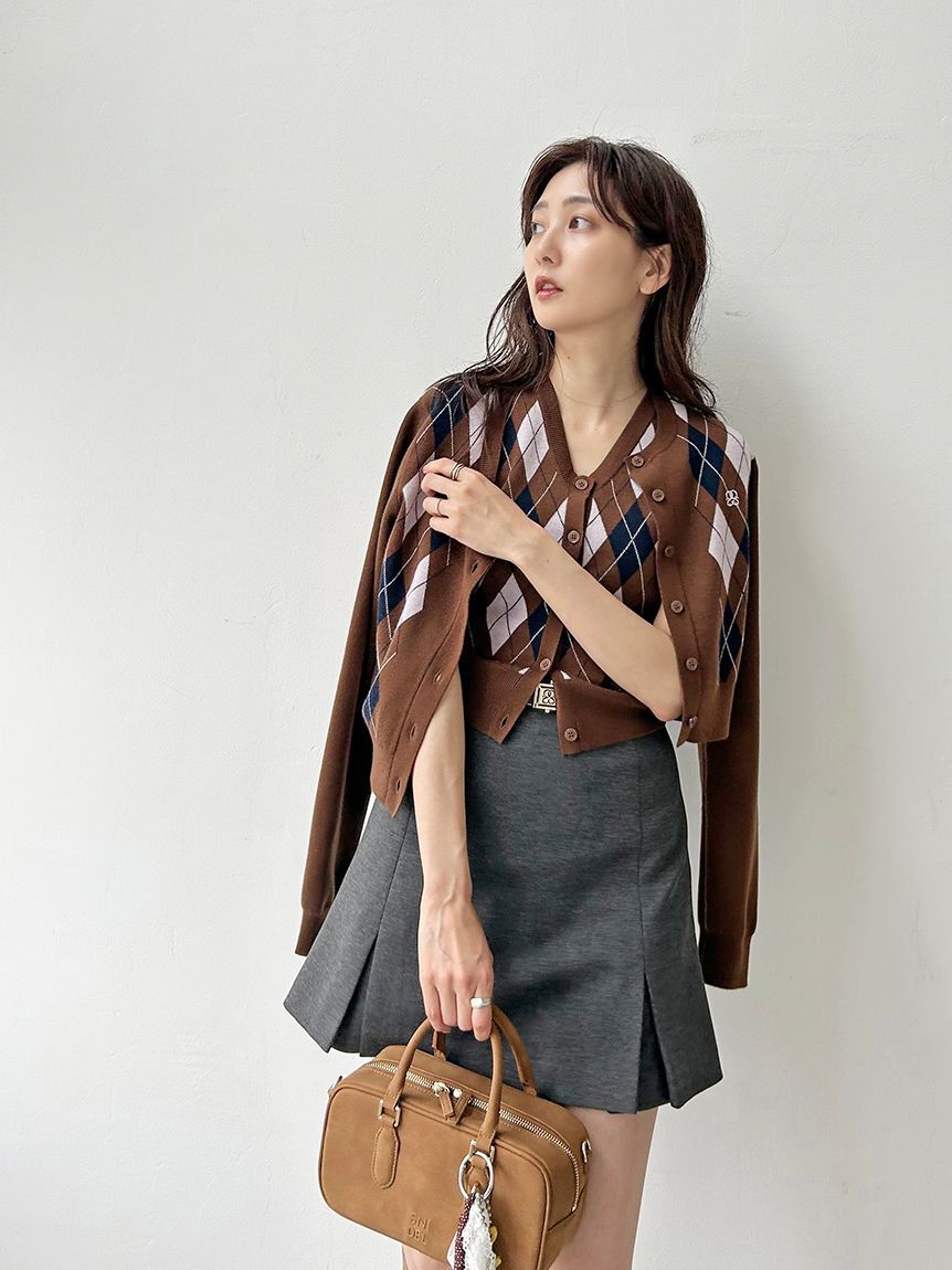 SNIDEL「ベルト付きボックスミニスカショ」|その他|