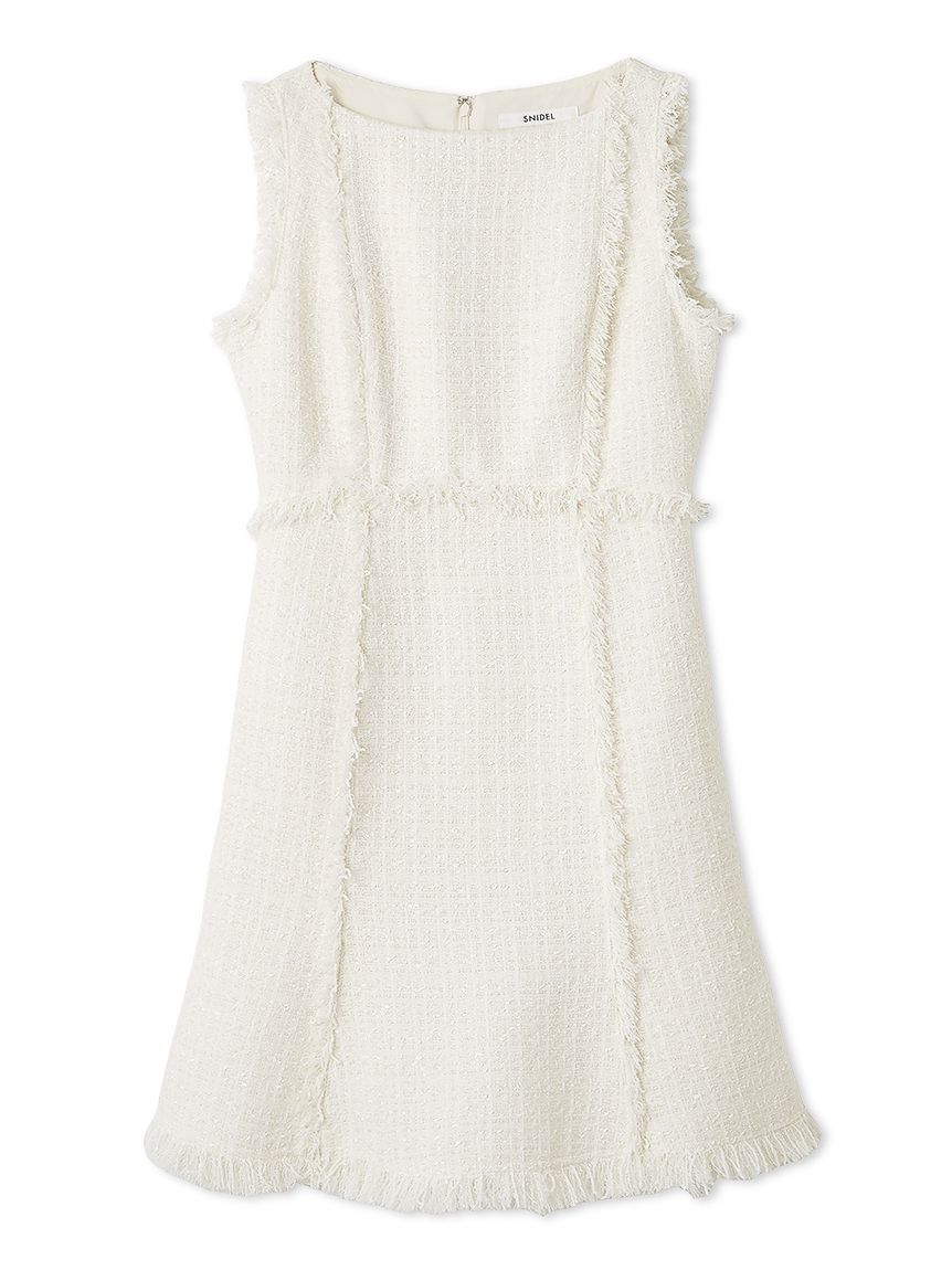 SNIDEL「ツイードミニワンピース」|ワンピース|