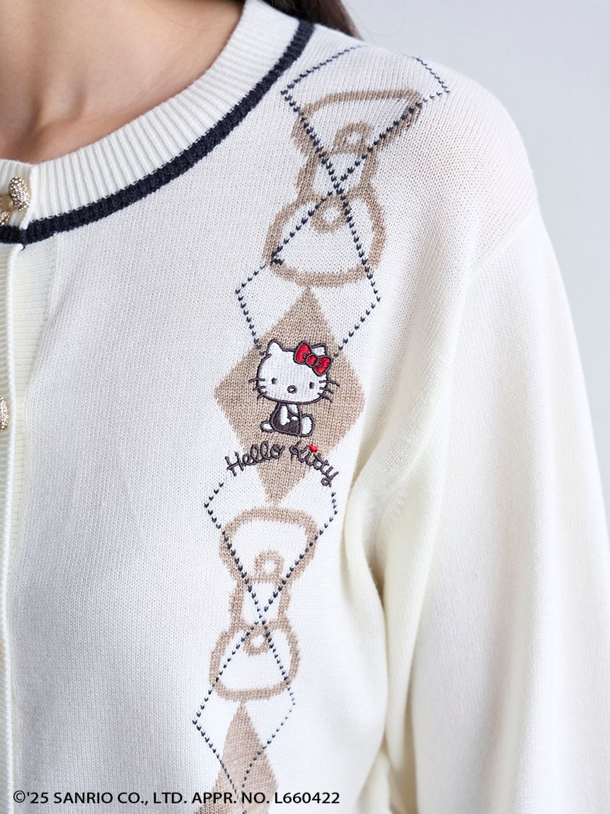 SNIDEL「【HELLO KITTY】アーガイルカーディガン」|カーディガン|