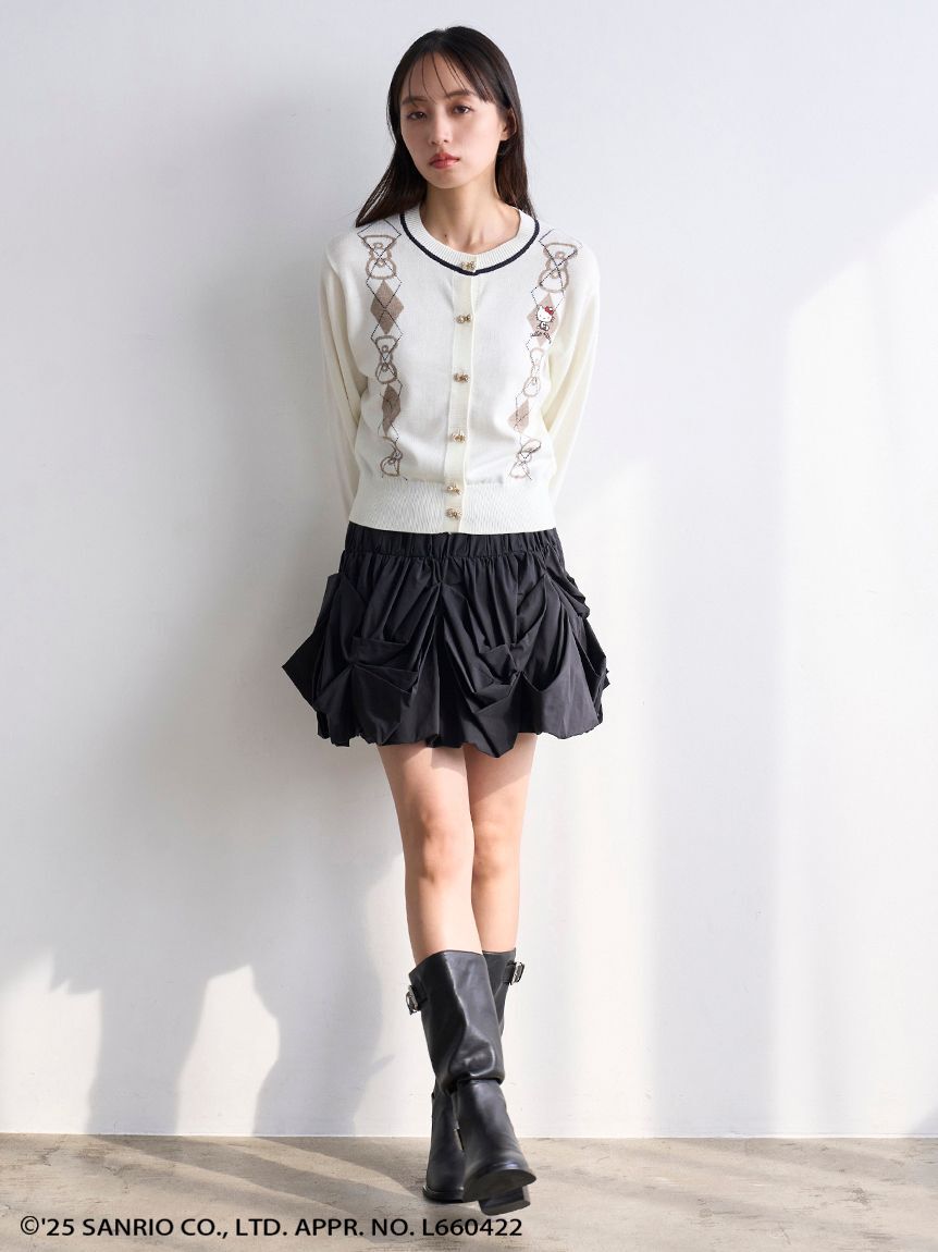 SNIDEL「【HELLO KITTY】アーガイルカーディガン」|カーディガン|