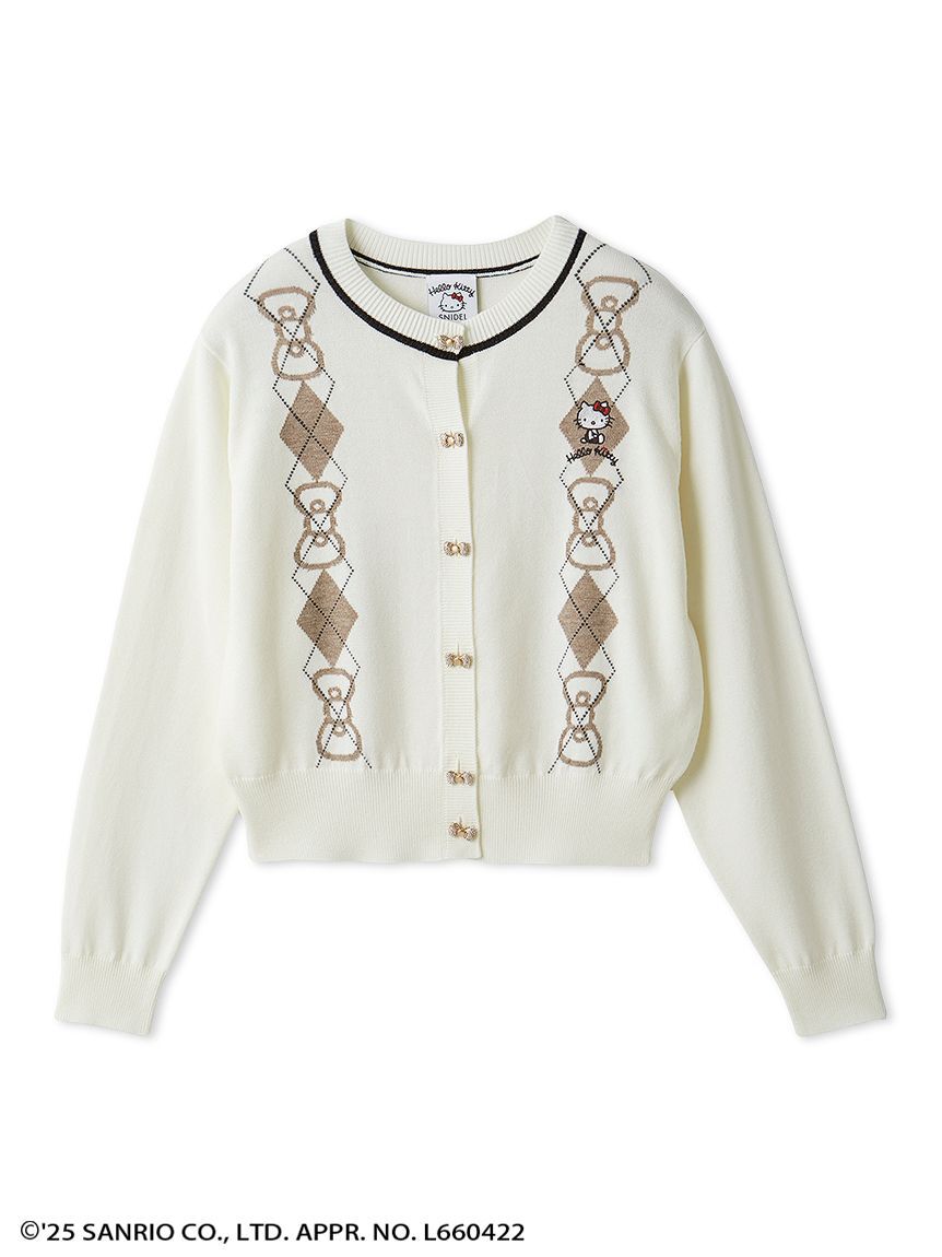 SNIDEL「【HELLO KITTY】アーガイルカーディガン」|カーディガン|
