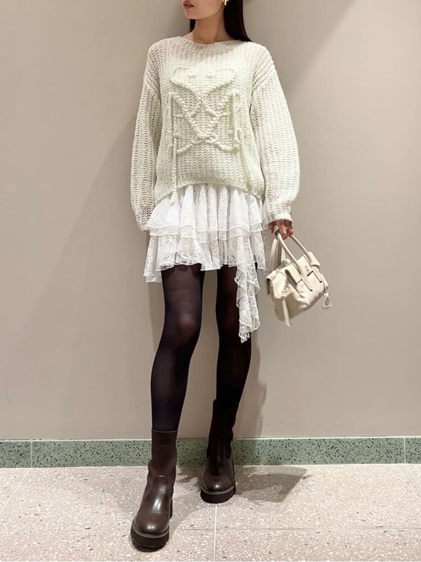 SNIDEL「ラッフルバリエキャミミニワンピース」|ワンピース|