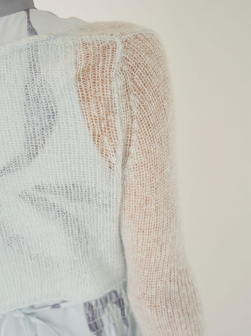 SNIDEL「【WEB限定カラーあり】リボンディテールカーデセットワンピース」|ワンピース|