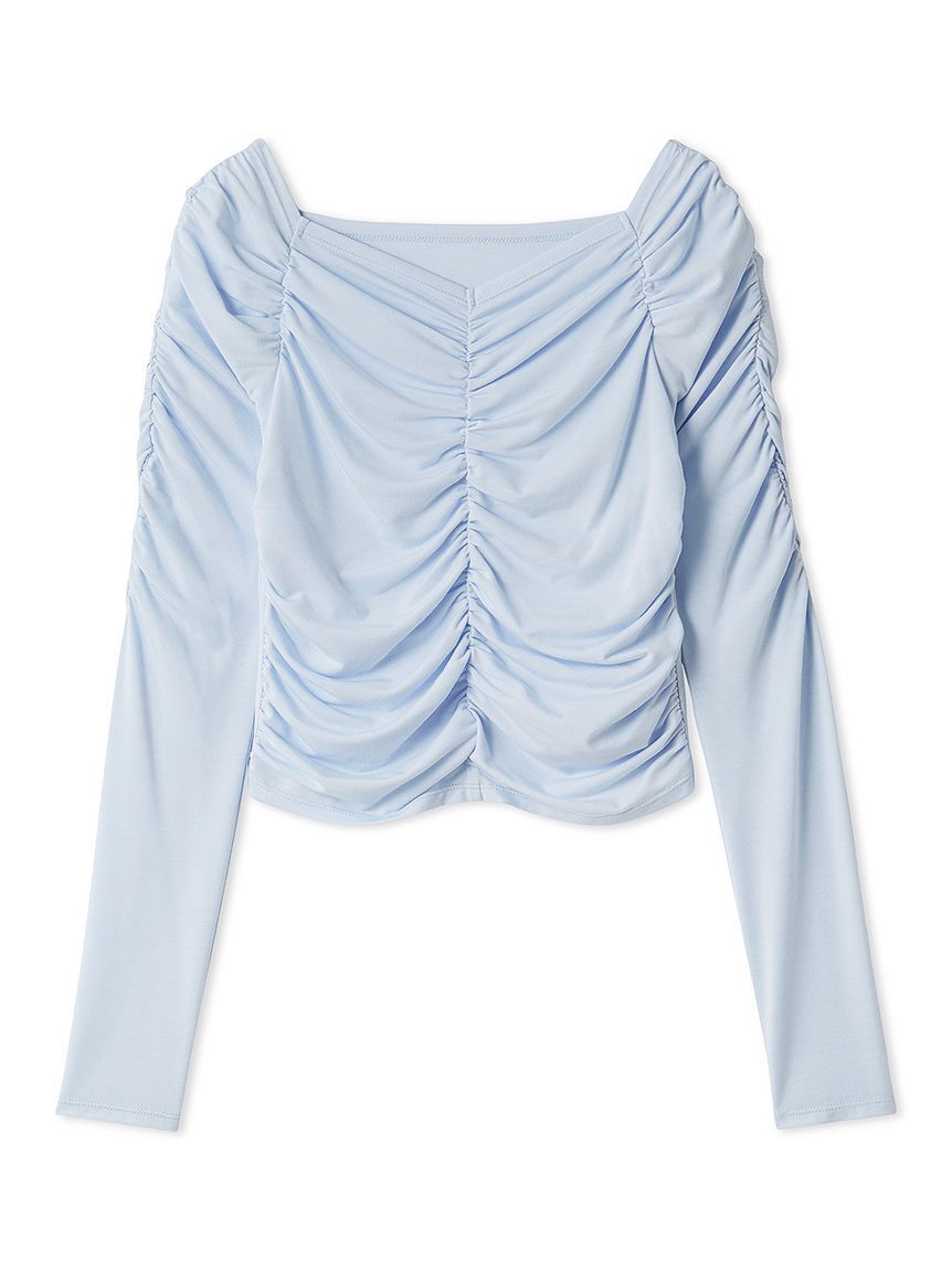 SNIDEL「ギャザーカットプルオーバー」|Tシャツ・カットソー|