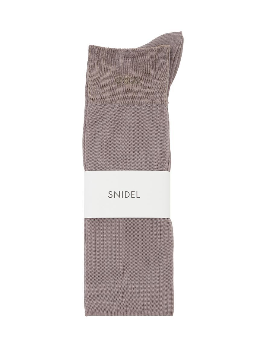 SNIDEL「ロングシアーソックス」|ソックス|