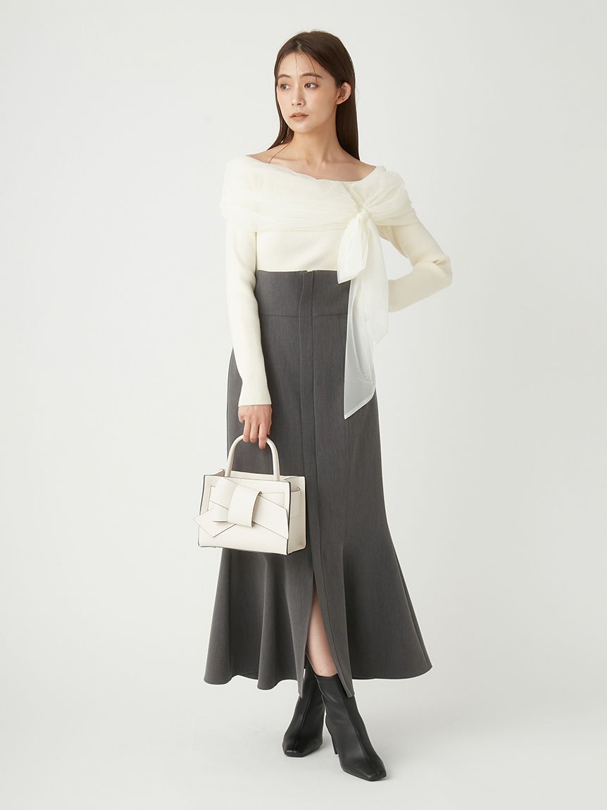 FRAY I.D「【ルエル】リボンミドルバッグ【WEB限定カラーあり】」|ハンドバッグ|