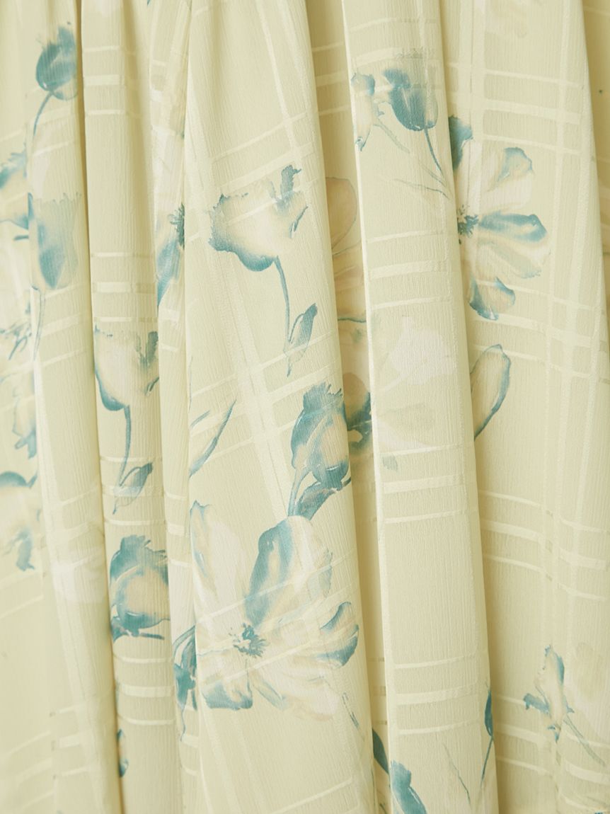 FRAY I.D「フラワープリントカシュクールワンピース／接触冷感」|ワンピース|