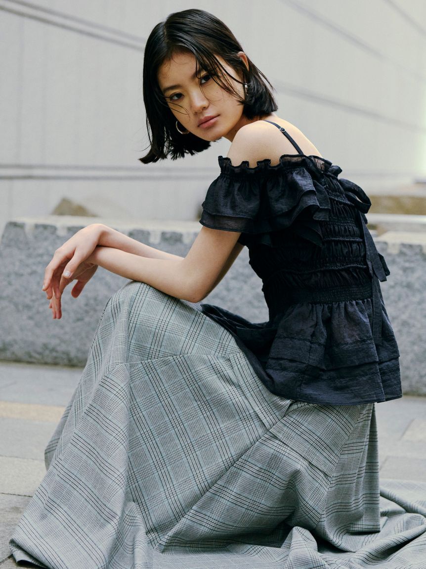 FRAY I.D「【FRAY I.D｜Dickies】チノフレアスカート」|スカート|