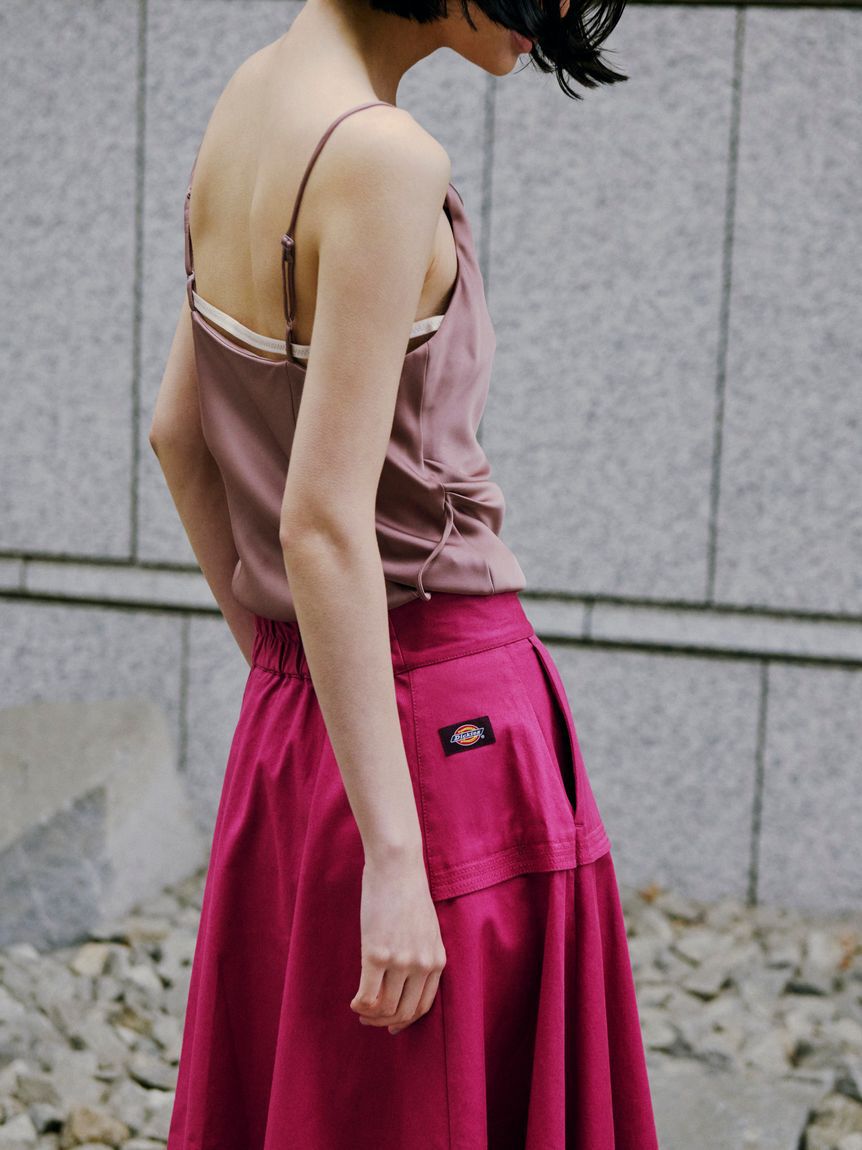 FRAY I.D「【FRAY I.D｜Dickies】チノフレアスカート」|スカート|