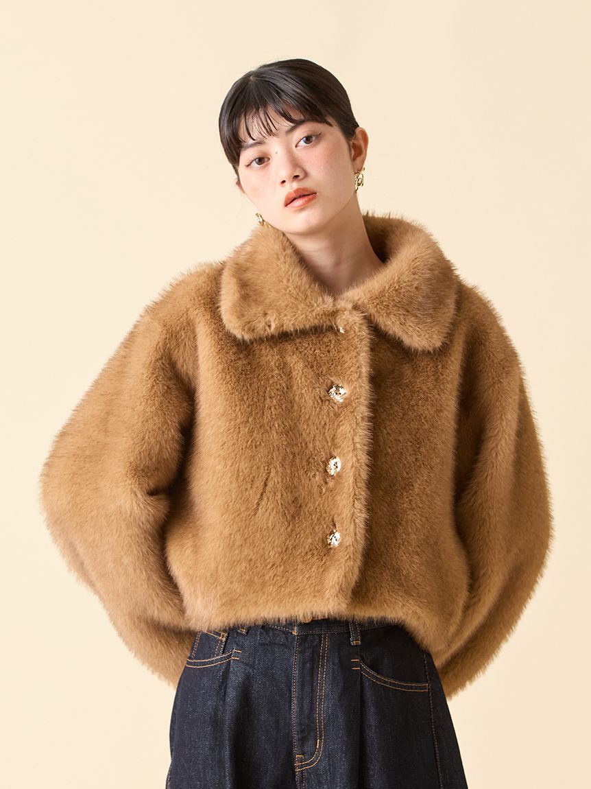 バリエファーショートコート（LILY BROWN）｜ルミネのファッション通販