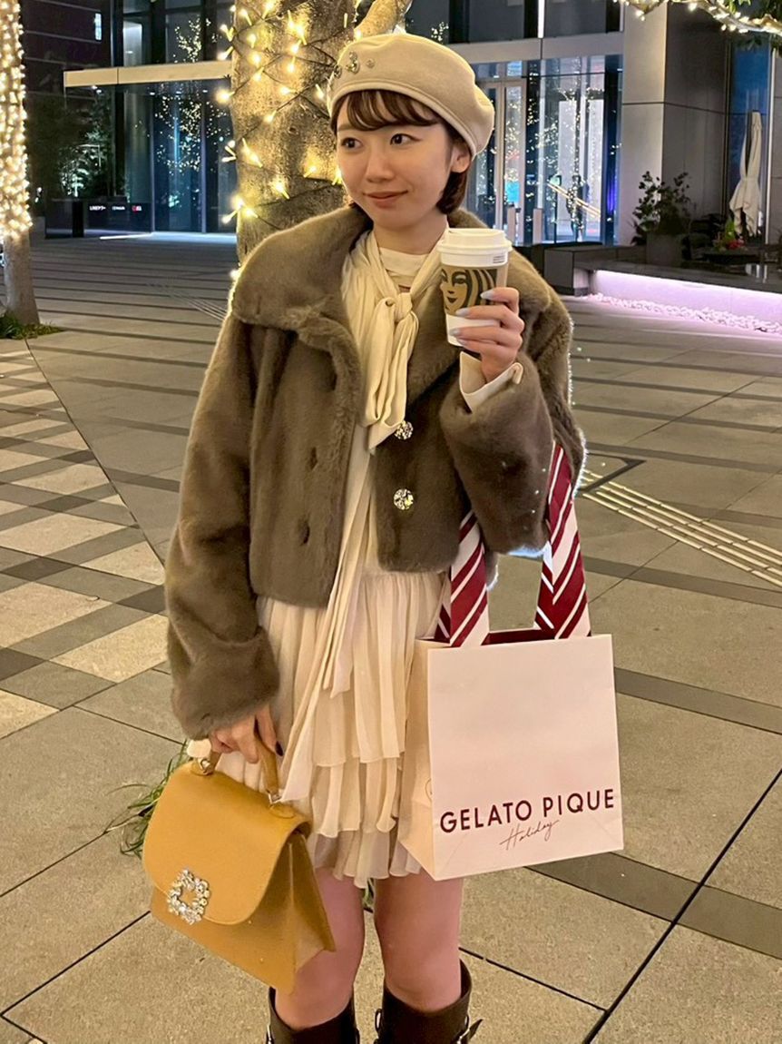 バリエファーショートコート（LILY BROWN）｜ルミネのファッション通販