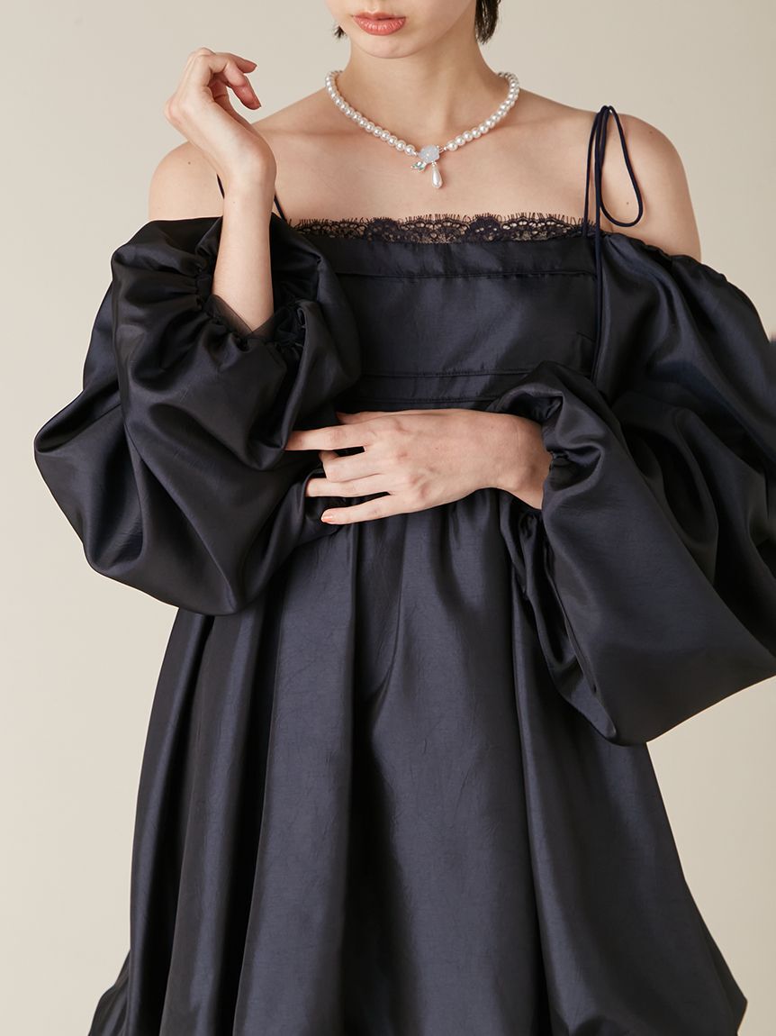 LILY BROWN「バルーンミニドレス」|ワンピース|