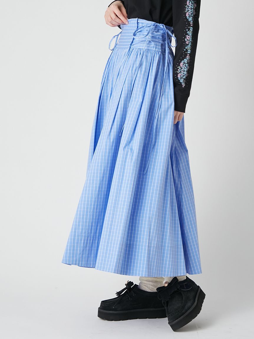 LILY BROWN「２wayボリュームシャツスカート」|スカート|