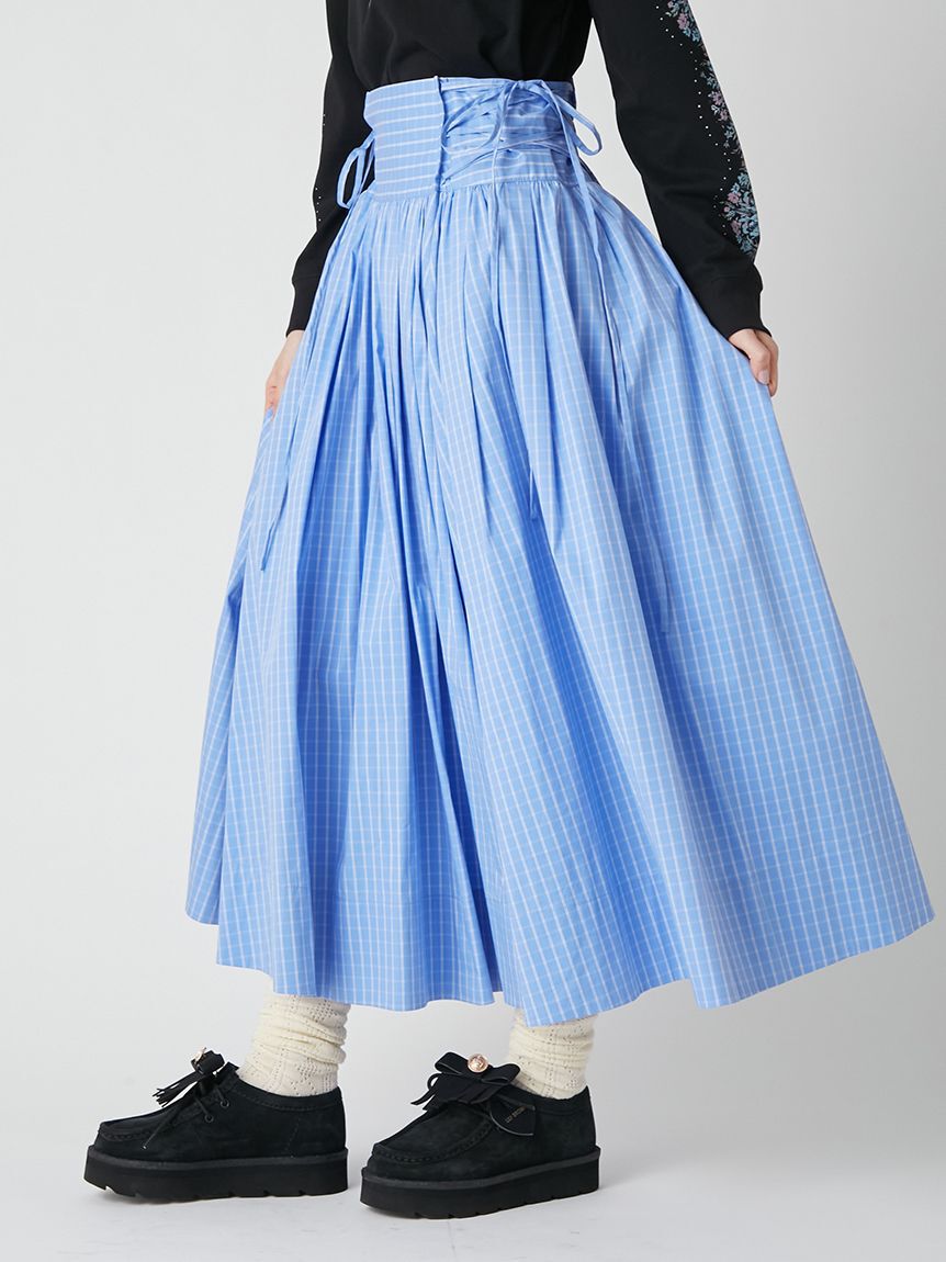 LILY BROWN「２wayボリュームシャツスカート」|スカート|