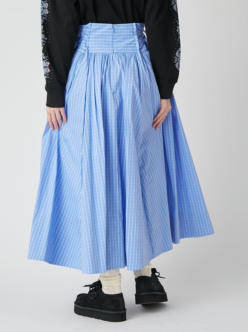 LILY BROWN「２wayボリュームシャツスカート」|スカート|