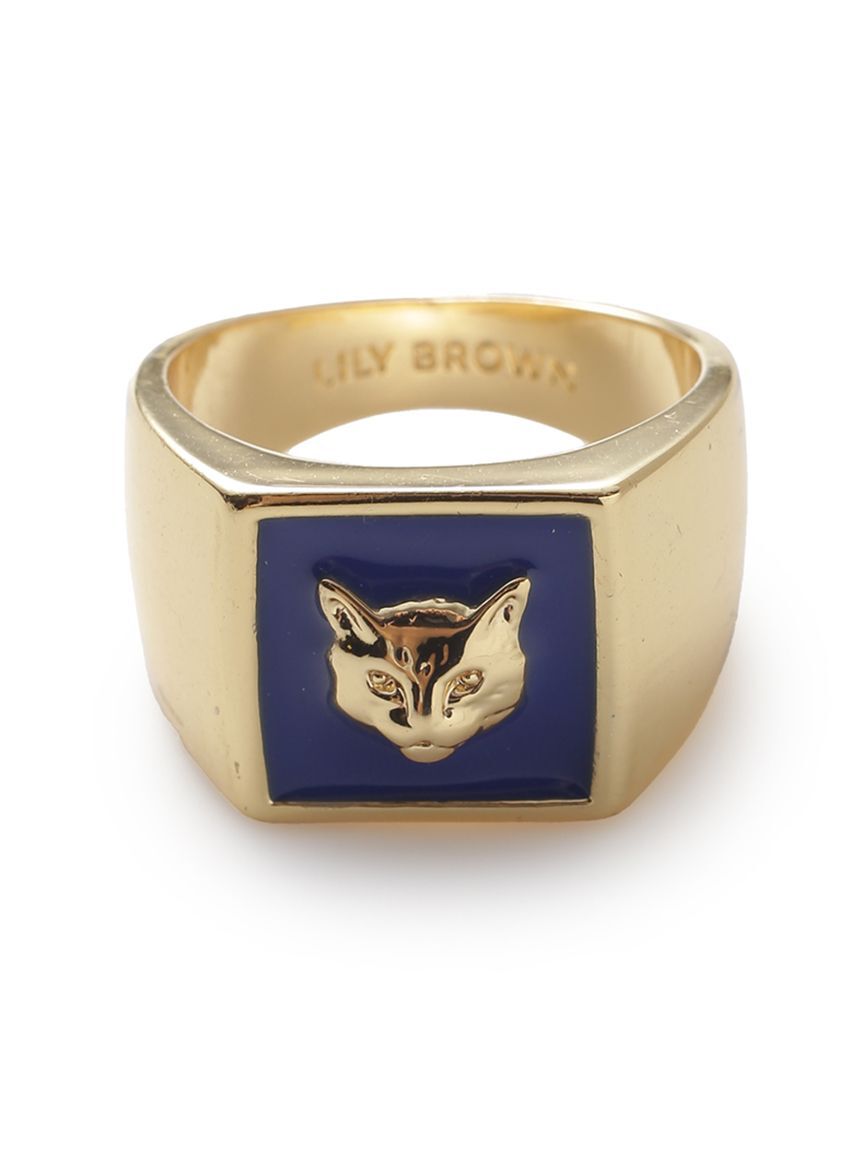 LILY BROWN「CATモチーフリング」|リング|BLU