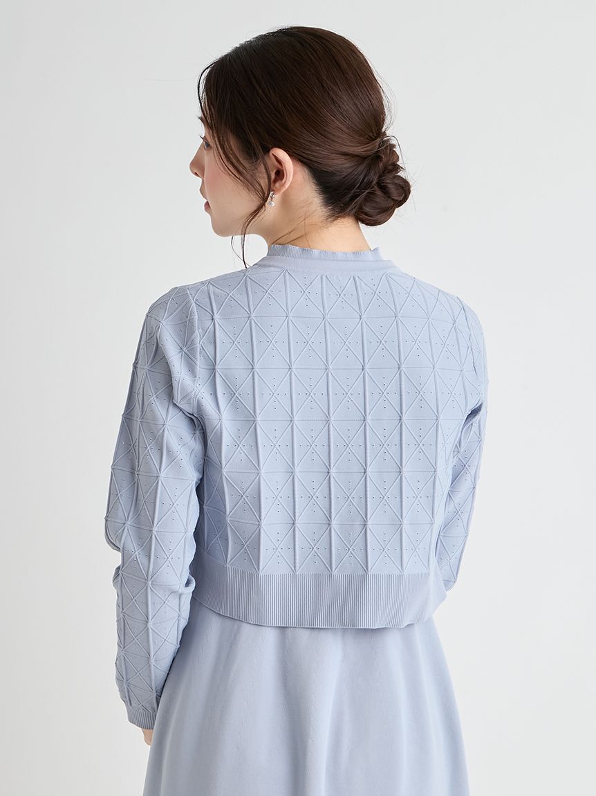 CELFORD「Premiumスプリングプレートパターンニットアップ」|ワンピース|