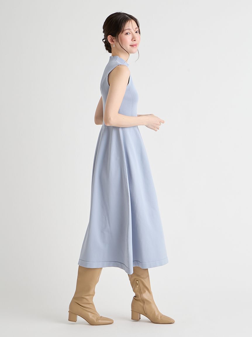 CELFORD「Premiumスプリングプレートパターンニットアップ」|ワンピース|