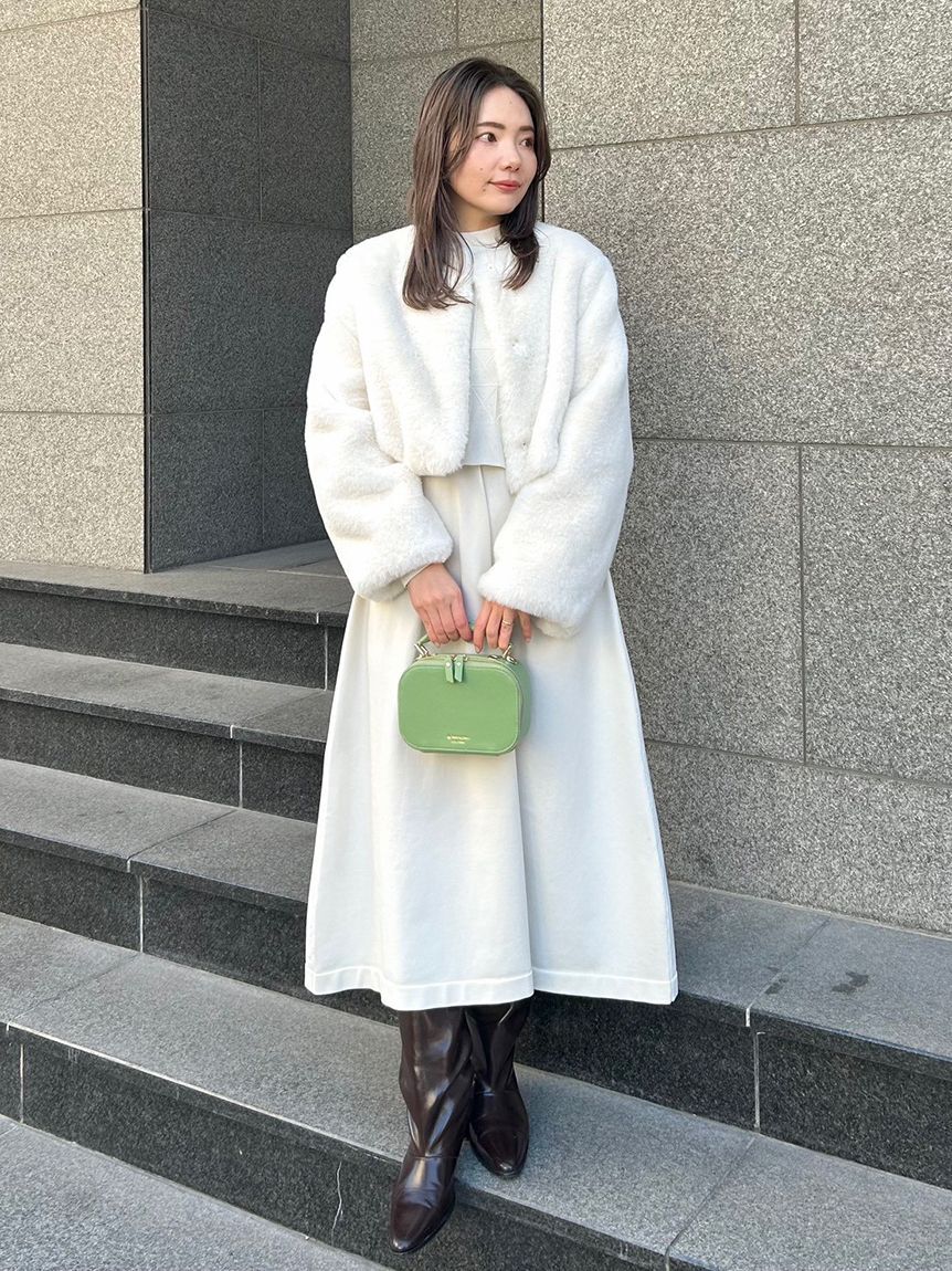 CELFORD「Premiumスプリングプレートパターンニットアップ」|ワンピース|