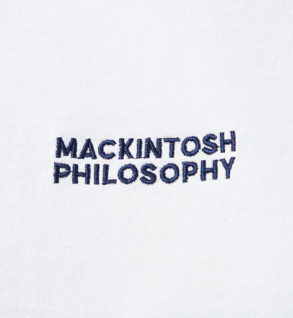 MACKINTOSH PHILOSOPHY「刺しゅうロゴTシャツ」|Tシャツ・カットソー|