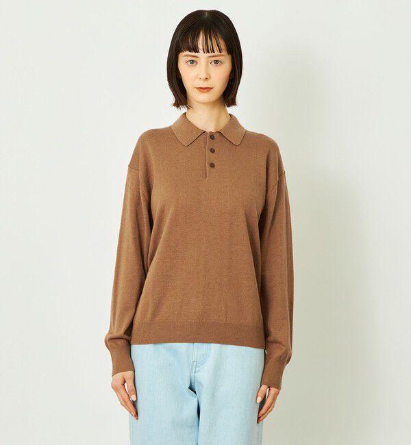 MACKINTOSH PHILOSOPHY「GREY LABEL コットンウールニットポロ」|ニット・セーター|