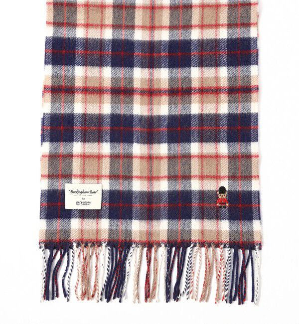 MACKINTOSH PHILOSOPHY「バッキンガムベア ウォッシャブルウールカシミヤ チェックマフラー」|マフラー|