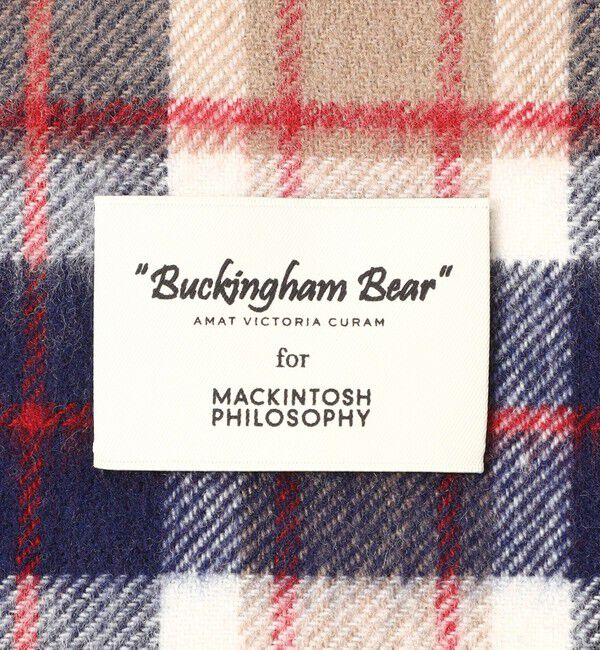 MACKINTOSH PHILOSOPHY「バッキンガムベア ウォッシャブルウールカシミヤ チェックマフラー」|マフラー|