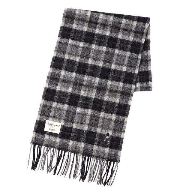 MACKINTOSH PHILOSOPHY「バッキンガムベア ウォッシャブルウールカシミヤ チェックマフラー」|マフラー|