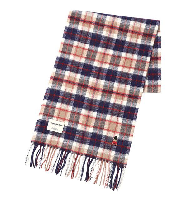 MACKINTOSH PHILOSOPHY「バッキンガムベア ウォッシャブルウールカシミヤ チェックマフラー」|マフラー|