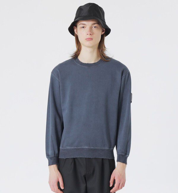  「ピグメントブロークンスウェット」|Tシャツ・カットソー|ブルー