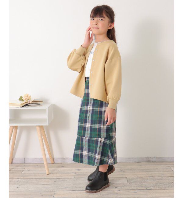 ikka kids「【親子おそろい】ダンボールドットボタンカーディガン（120~160cm）」|Tシャツ・カットソー|