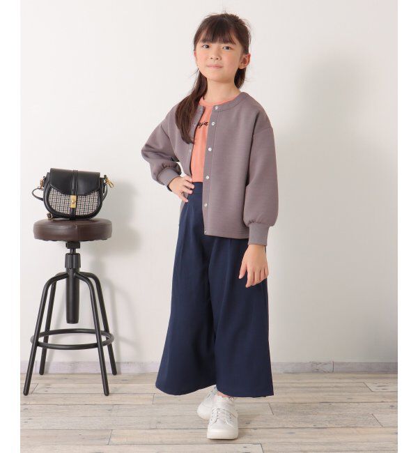 ikka kids「【親子おそろい】ダンボールドットボタンカーディガン（120~160cm）」|Tシャツ・カットソー|