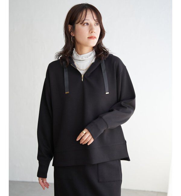 ikka「GOKU楽 鹿の子ダンボールパーカー」|パーカー|