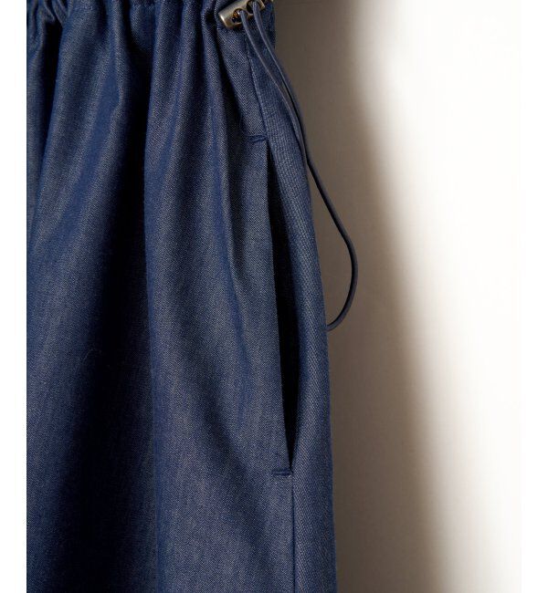 ikka「バンドカラーウエストドロストＯＰ」|ワンピース|