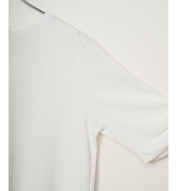 IKKA LOUNGE「ジャガードホイップスリーブプルオーバー」|Tシャツ・カットソー|