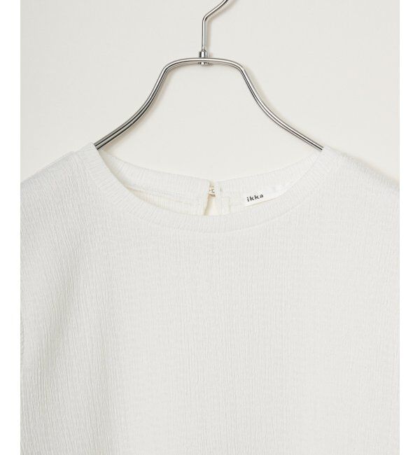 IKKA LOUNGE「ジャガードホイップスリーブプルオーバー」|Tシャツ・カットソー|