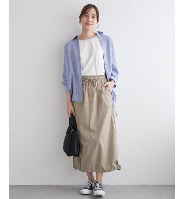ikka「ドライテックチノベイカースカート」|スカート|